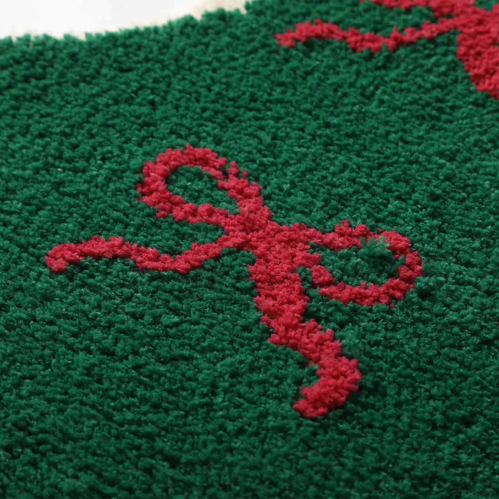 Norbert Christmas Washable Tree Shaped Green Bathmat Bathmat Lahome