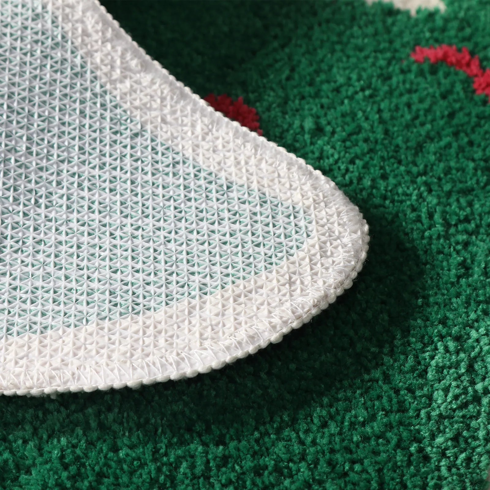 Norbert Christmas Washable Tree Shaped Green Bathmat Bathmat Lahome