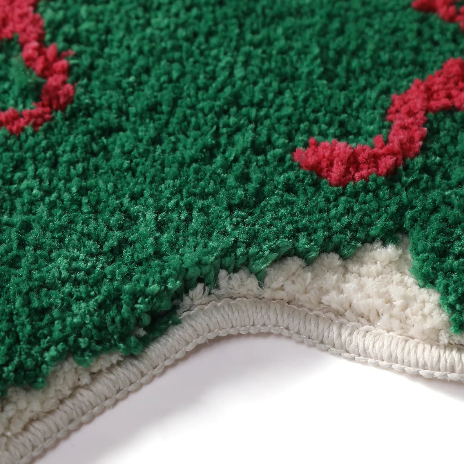 Norbert Christmas Washable Tree Shaped Green Bathmat Bathmat Lahome