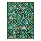 Pascal Christmas Washable World Moroccan Green Rug Area Rugs Lahome