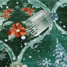 Pascal Christmas Washable World Moroccan Green Rug Area Rugs Lahome