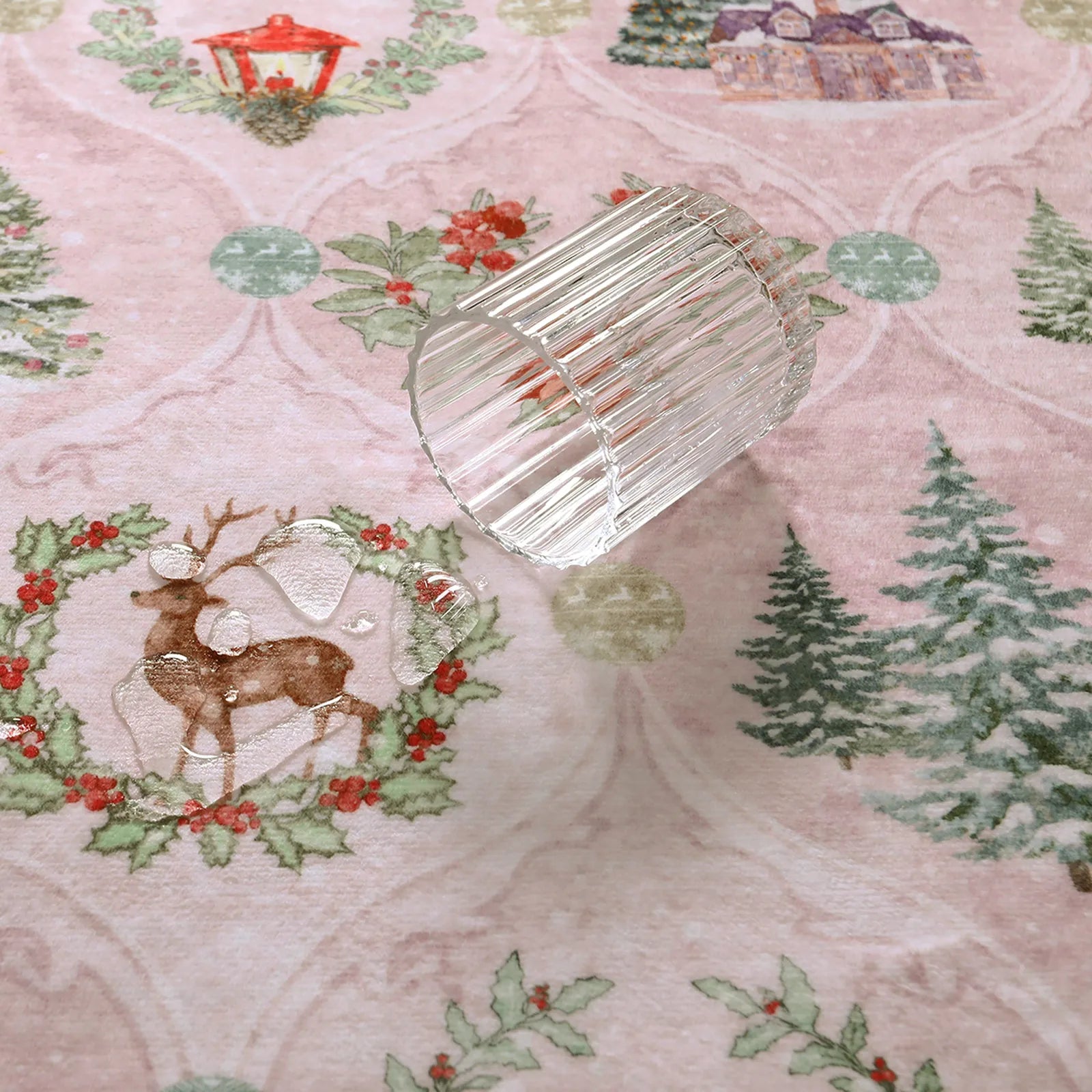 Pascal Christmas Washable World Moroccan Pink Rug Area Rugs Lahome