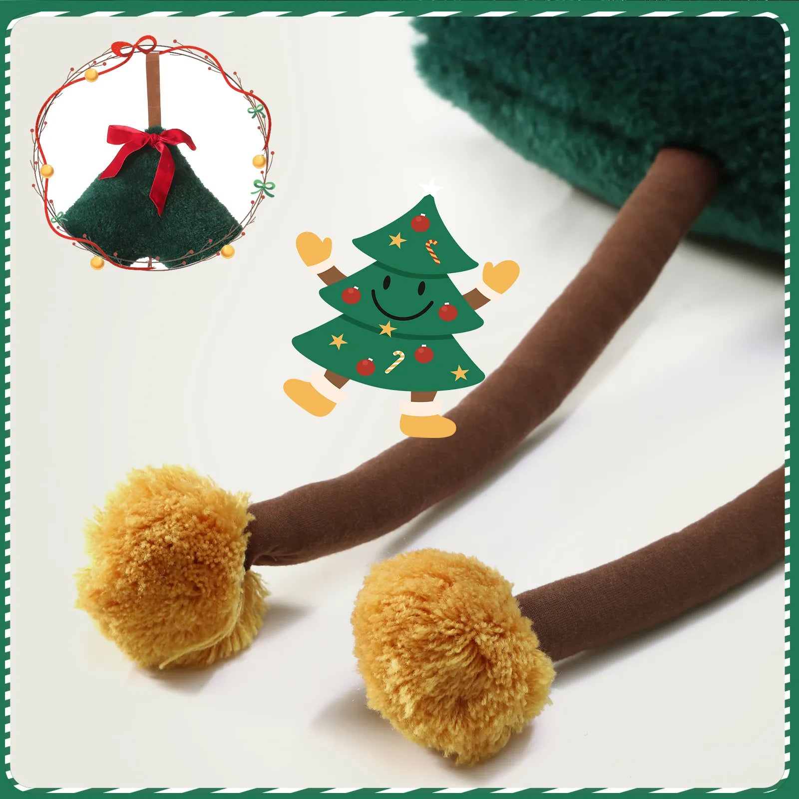 Quentin Christmas Tree with Bow & Bell Decorate Decorate Lahome