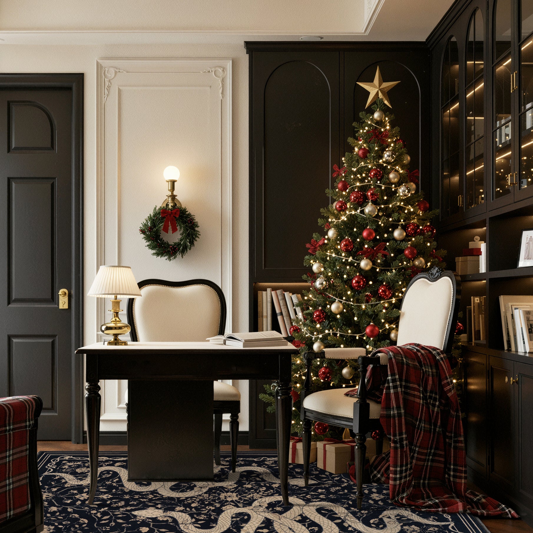 Serpente Washable Mystical Snake Black Rug Area Rugs Lahome