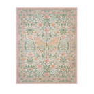 Verena Washable Vintage Floral Butterfly Pink Rug Area Rugs Lahome