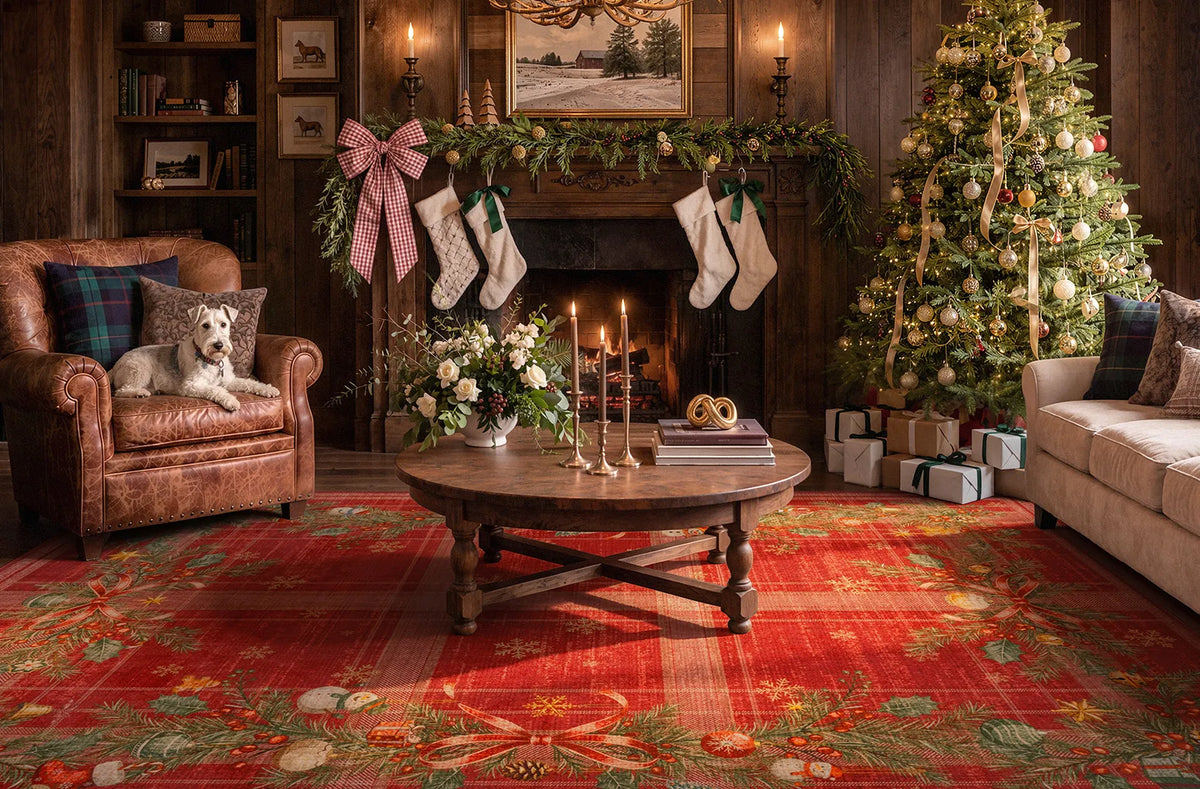 Lahome Classic American Christmas Rug