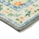 Sylvie Washable Boho Modern Parisian Garden Floral Green Rug Area Rugs Lahome