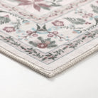 Kylian Christmas Washable Winter Snow House Beige Rug Area Rugs Lahome