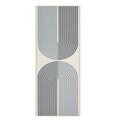 Sarrah Washable Modern Minimalism Rainbow Blue Runner Rug Runner Rugs Lahome