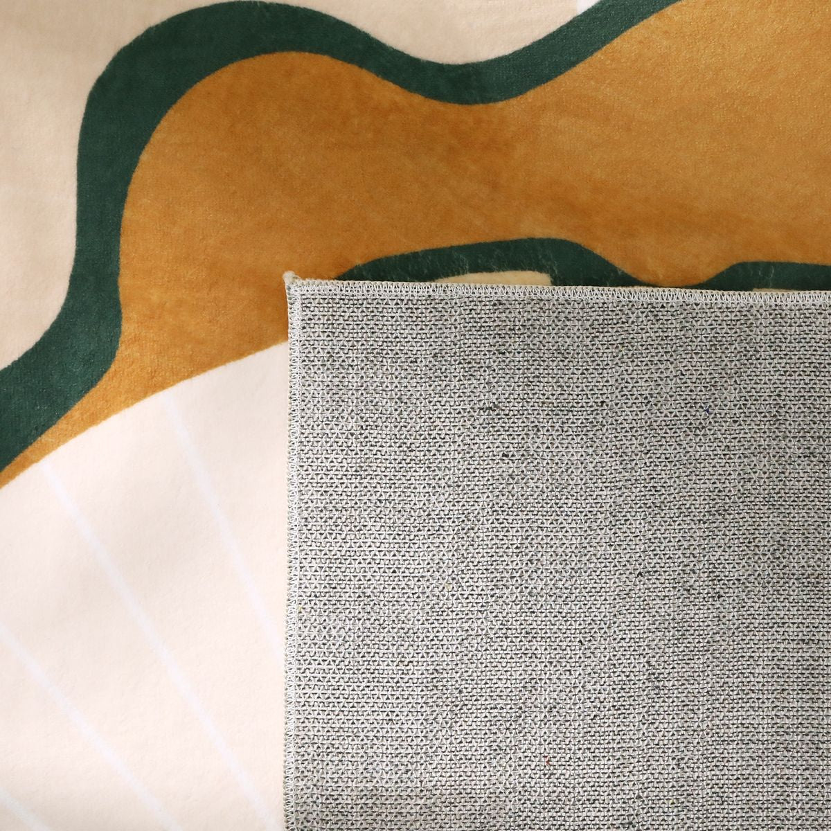 Cecile Washable Contemporary Abstract Art Green Rug Clearance Rugs Lahome