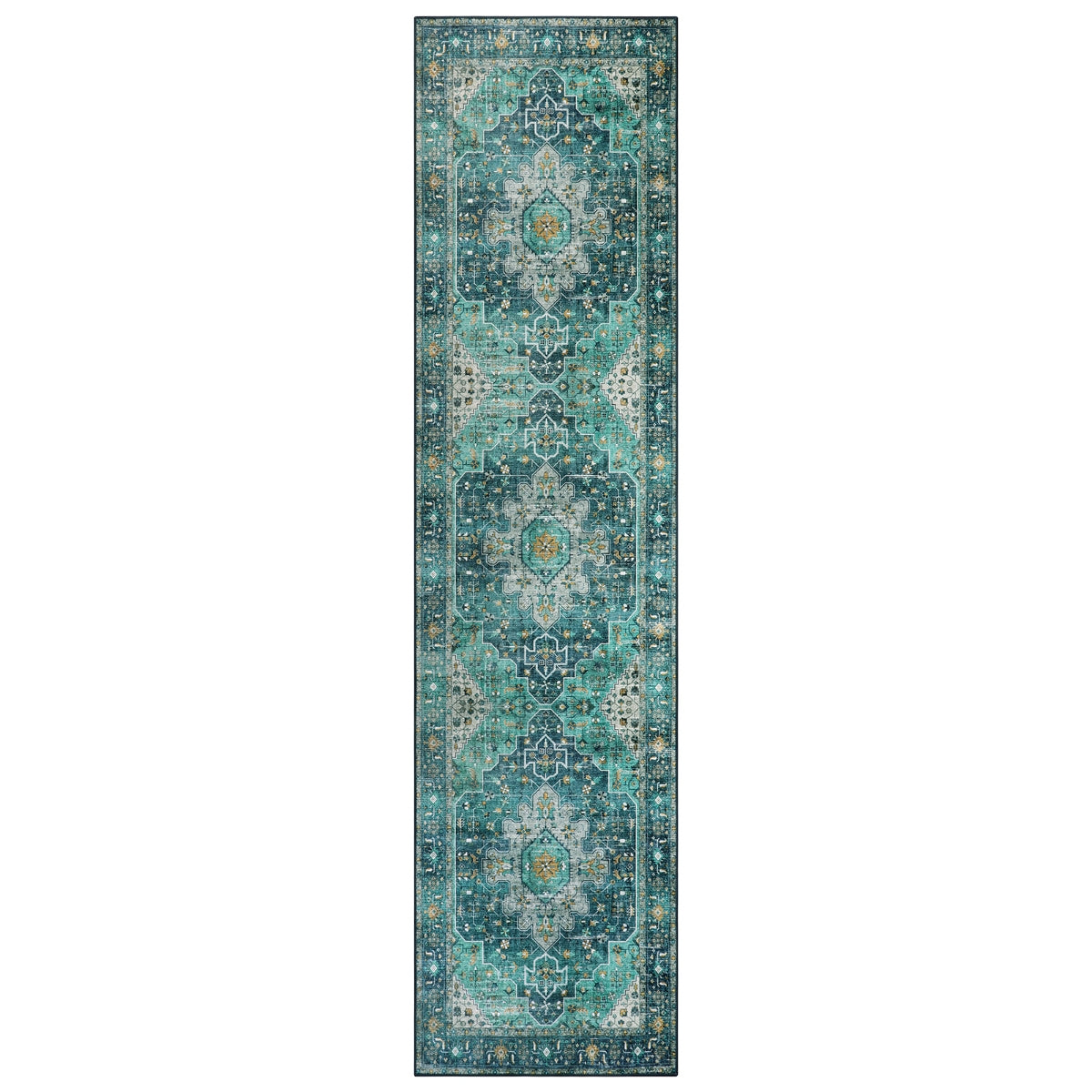 Ultra-Thin Washable Vintage Area Rug