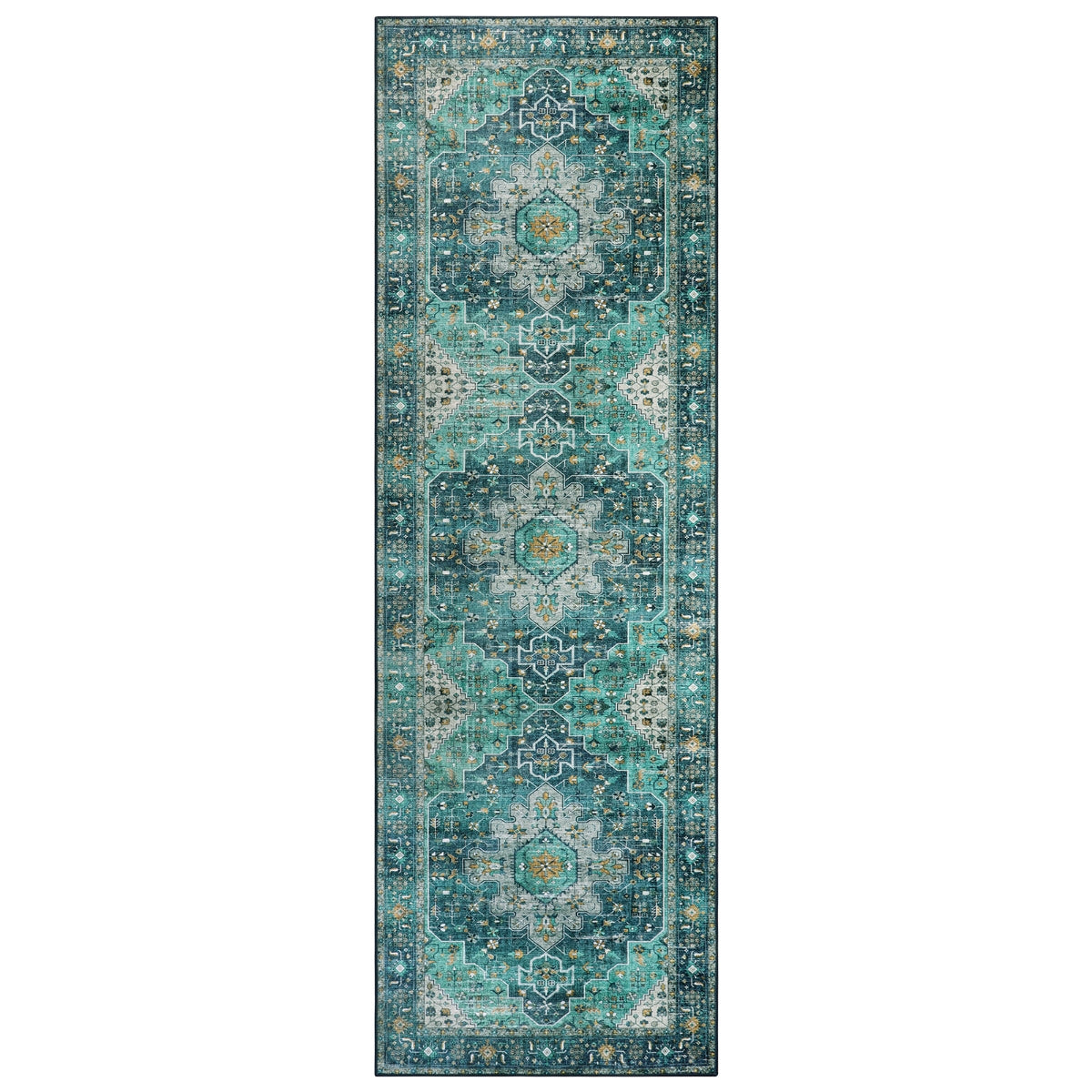 Ultra-Thin Washable Vintage Area Rug