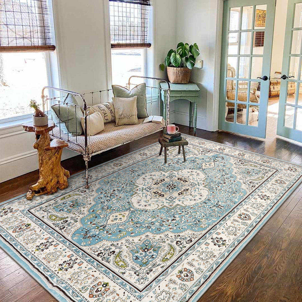 Light_Blue_Floral_Style_Rug