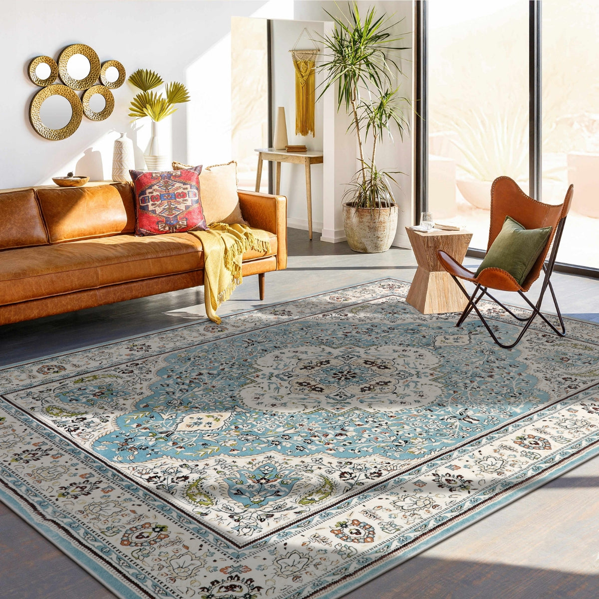 Light_Blue_Floral_Style_Rug