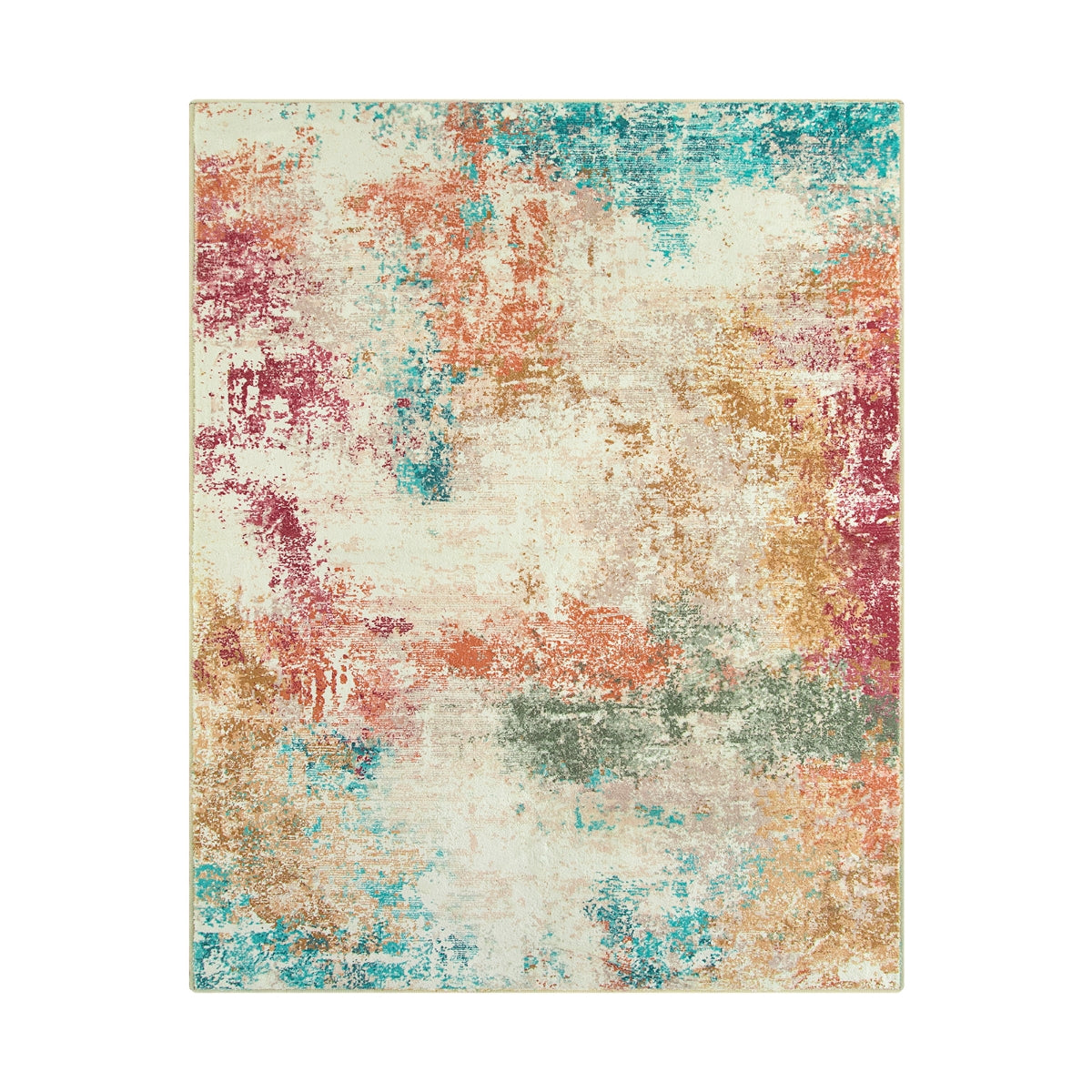 Mireille Contemporary Modern Abstract Colorful Area Rug