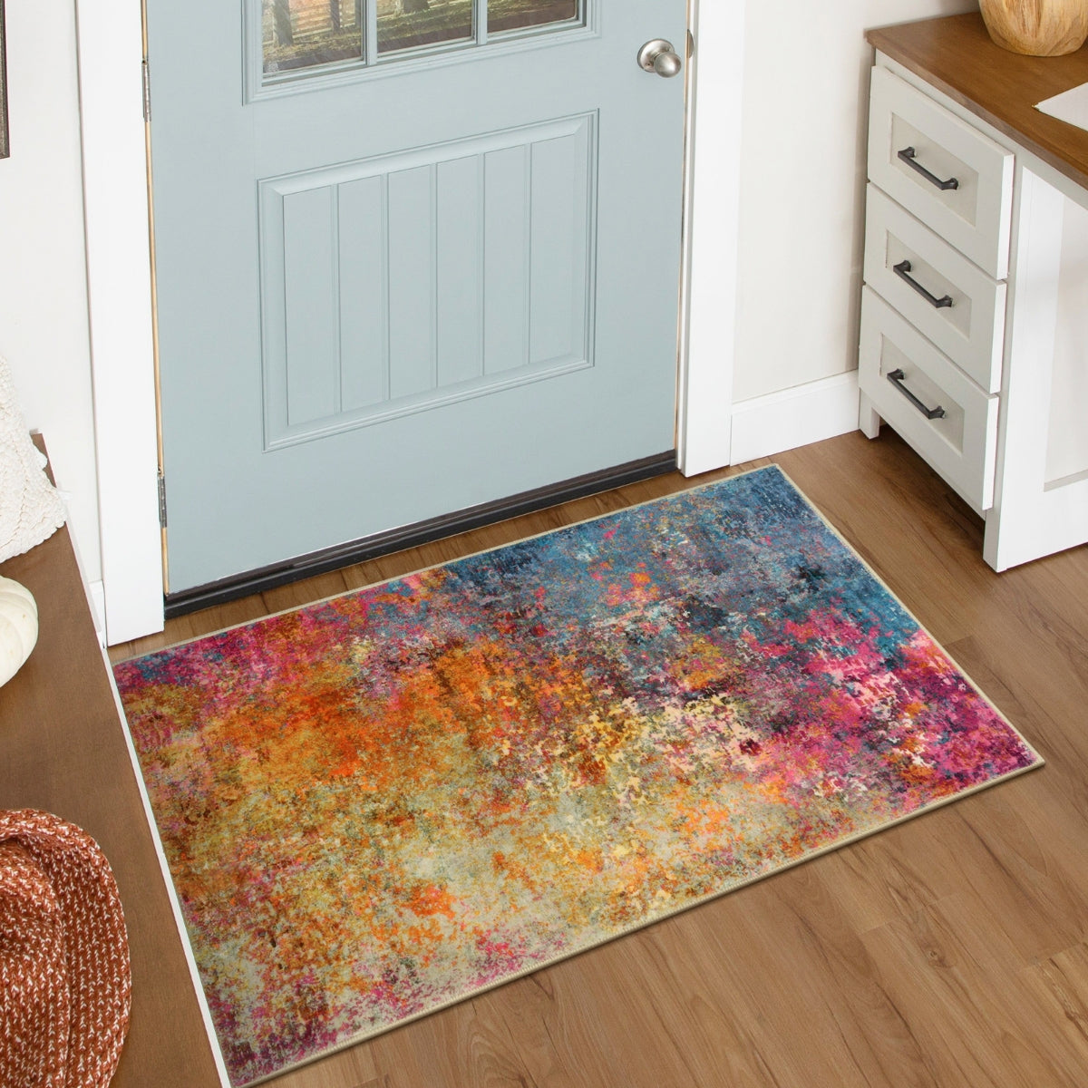 Etoile Washable Modern Abstract Galaxy Rug Area Rugs Lahome 2' x 3'