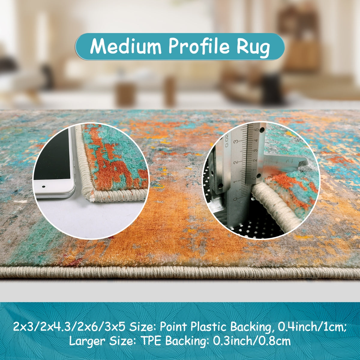 Etoile Washable Modern Abstract Rosy Clouds Area Rug Area Rugs Lahome