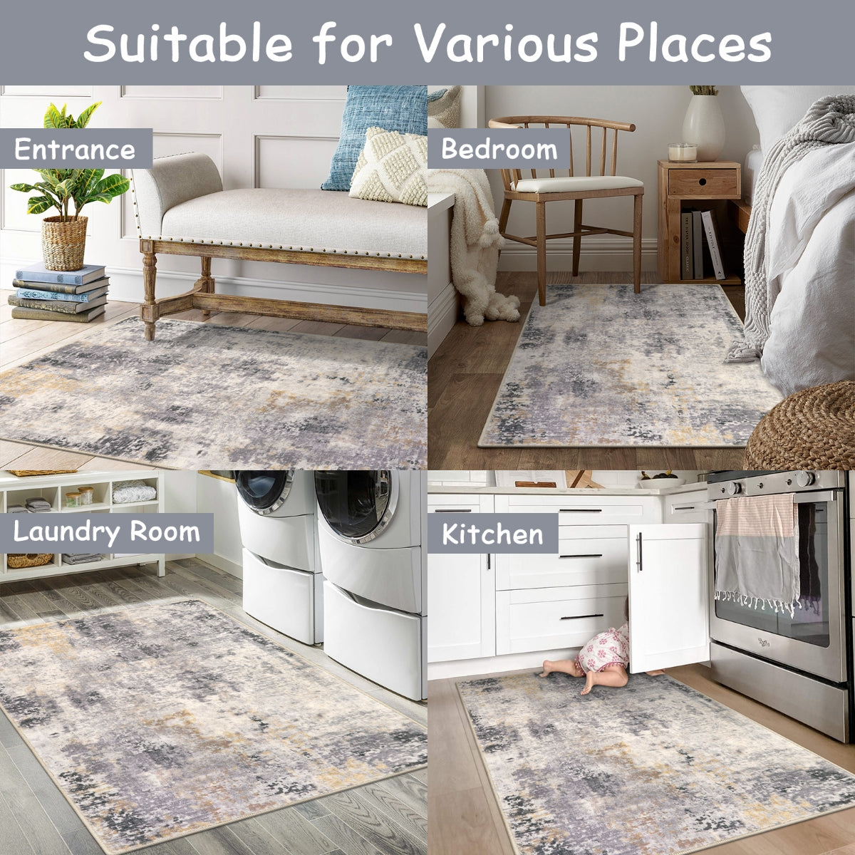 Modern Abstract Area Rug