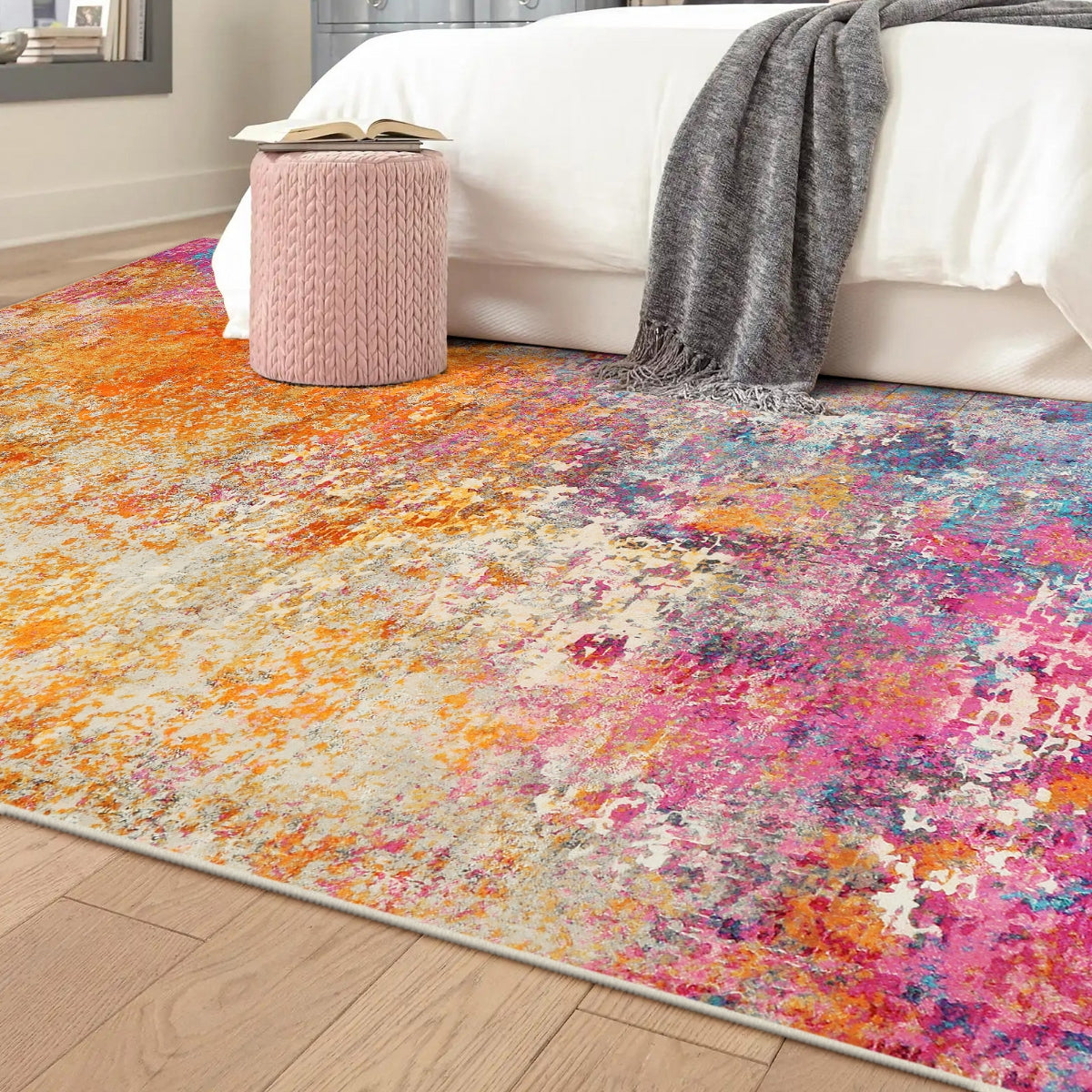 Etoile Washable Modern Abstract Galaxy Rug Area Rugs Lahome