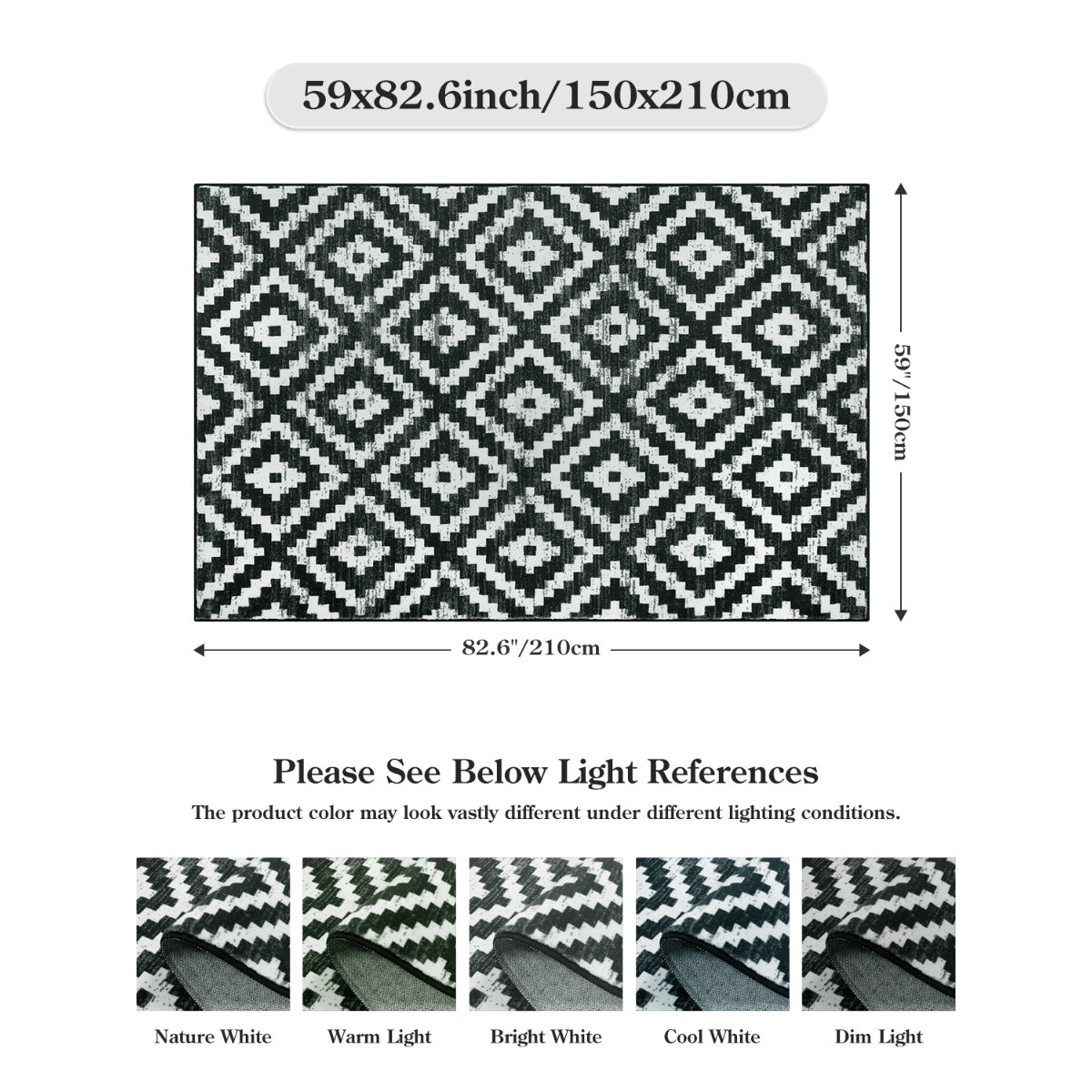 Clearance Joanne Washable Modern Moroccan Geometric Kilim Black Rug Clearance Rugs Lahome