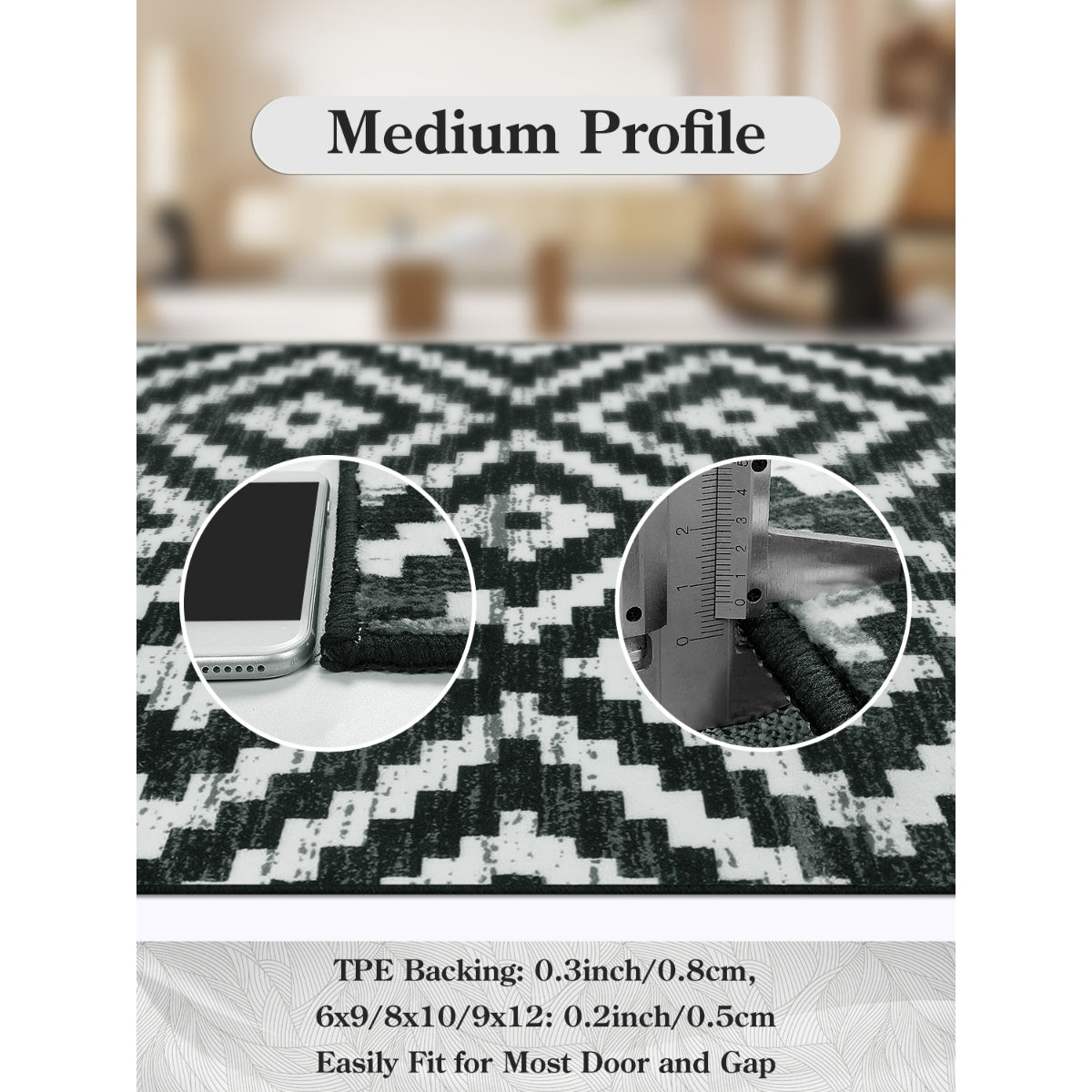 Clearance Joanne Washable Modern Moroccan Geometric Kilim Black Rug Clearance Rugs Lahome