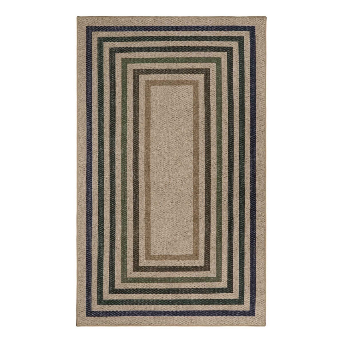 Liana Washable Modern Geometric Neutral Easy-Jute Colorful Indoor/Outdoor Rug Easy Jute Area Rug Lahome