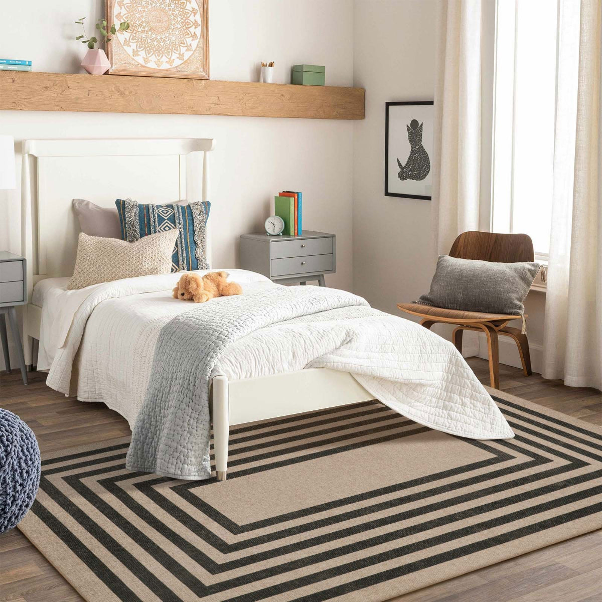Modern Neutral Rug