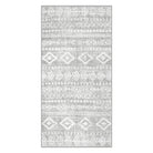 Varena Washable Modern Rustic Farmhouse Moroccan Tribal Grey/White Rug Area Rugs Lahome
