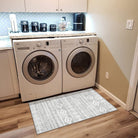 Varena Washable Modern Rustic Farmhouse Moroccan Tribal Grey/White Rug Area Rugs Lahome