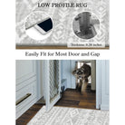 Modern Rustic Farmhouse Moroccan Tribal Style Rug