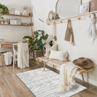 Modern Rustic Farmhouse Moroccan Tribal Style Rug