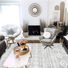 Modern Rustic Farmhouse Moroccan Tribal Style Rug