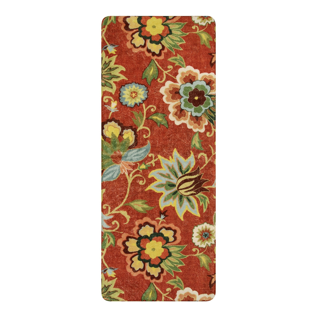 Cloris Paisley Modern Vintage Floral Red/Multi Area Rug