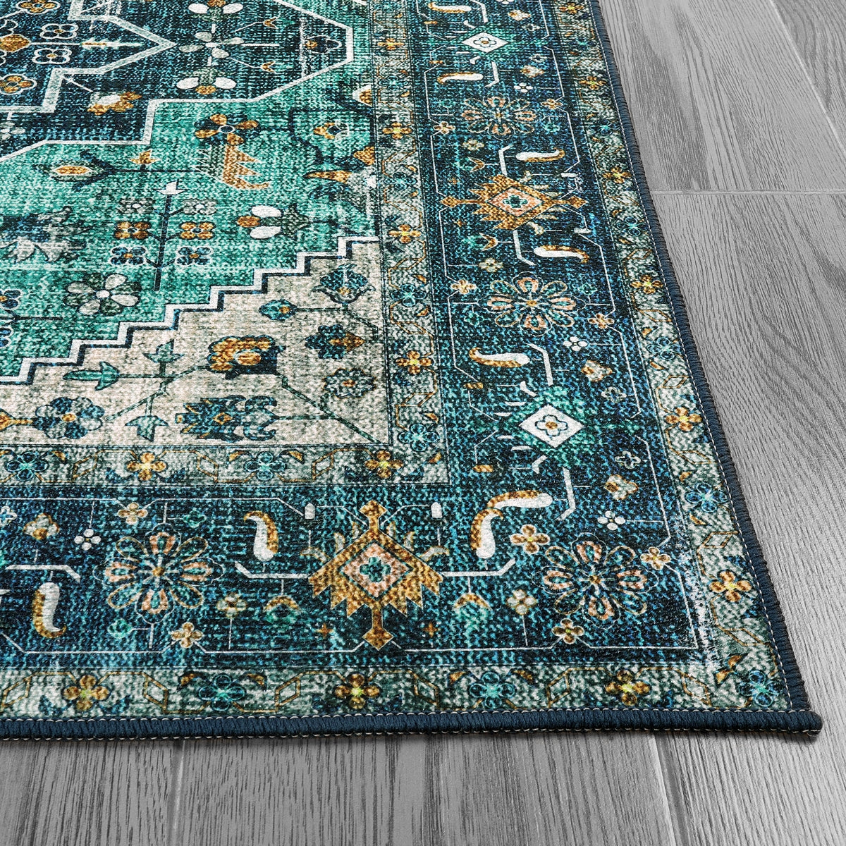 Ultra-Thin Washable Vintage Area Rug