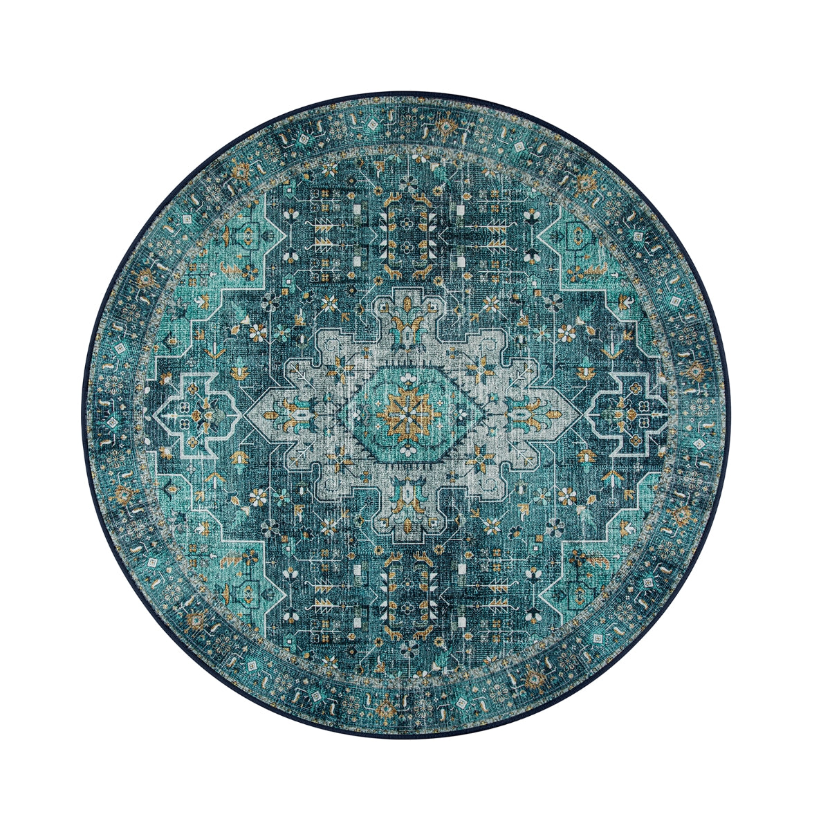 Ultra-Thin Washable Vintage Area Rug