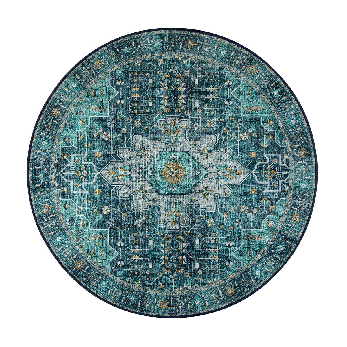Ultra-Thin Washable Vintage Area Rug