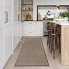 Noe Washable Neutral Farmhouse Kitchen Grey Rug & Runner Area Rugs Lahome