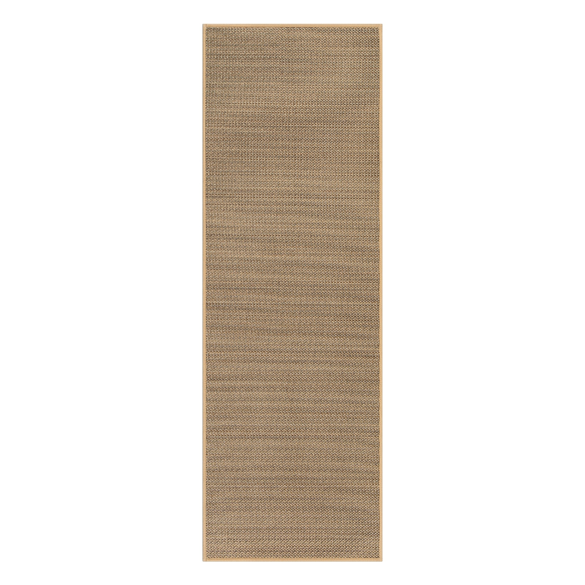 Noe Washable Farmhouse Kitchen Beige/Khaki 2x6 Chenille Runner Area Rugs Lahome
