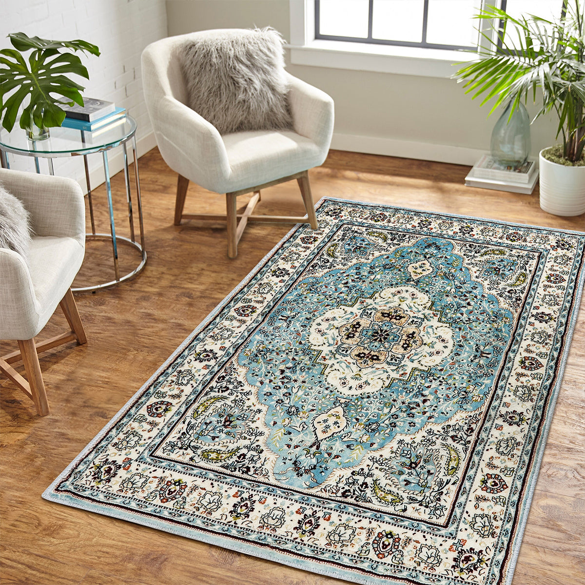 Light_Blue_Floral_Style_Rug