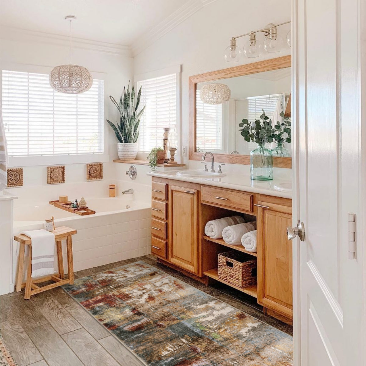 Modern Abstract Area Rug