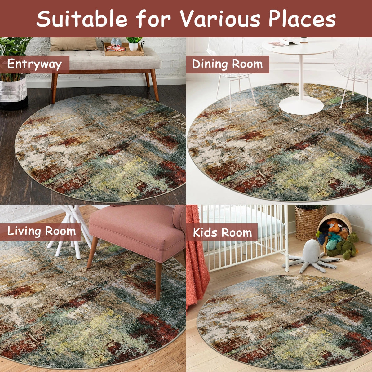 Modern Abstract Area Rug