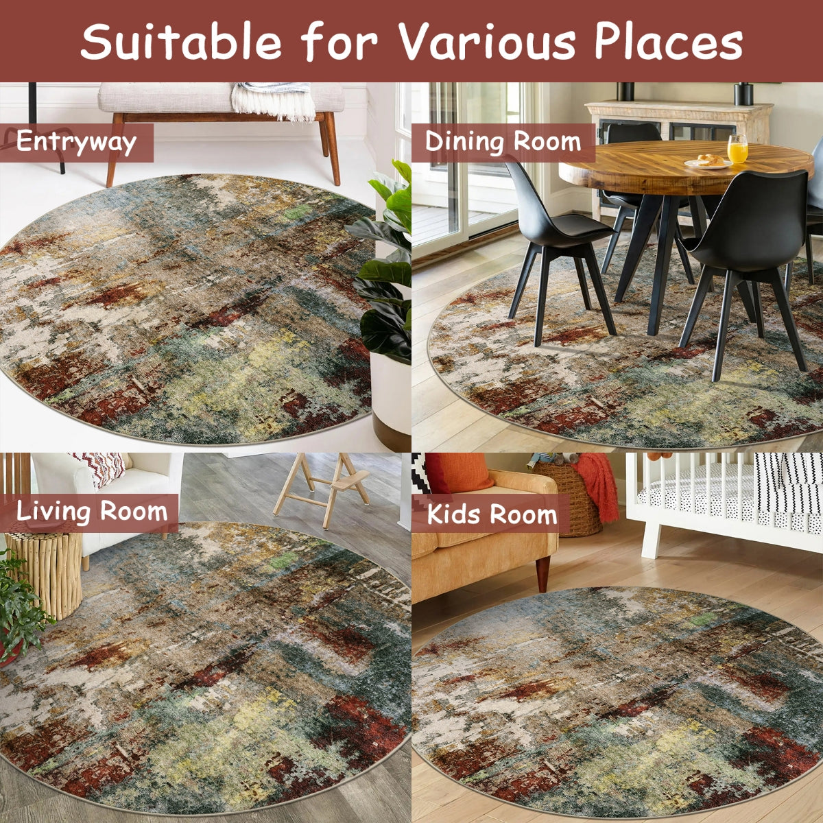 Modern Abstract Area Rug