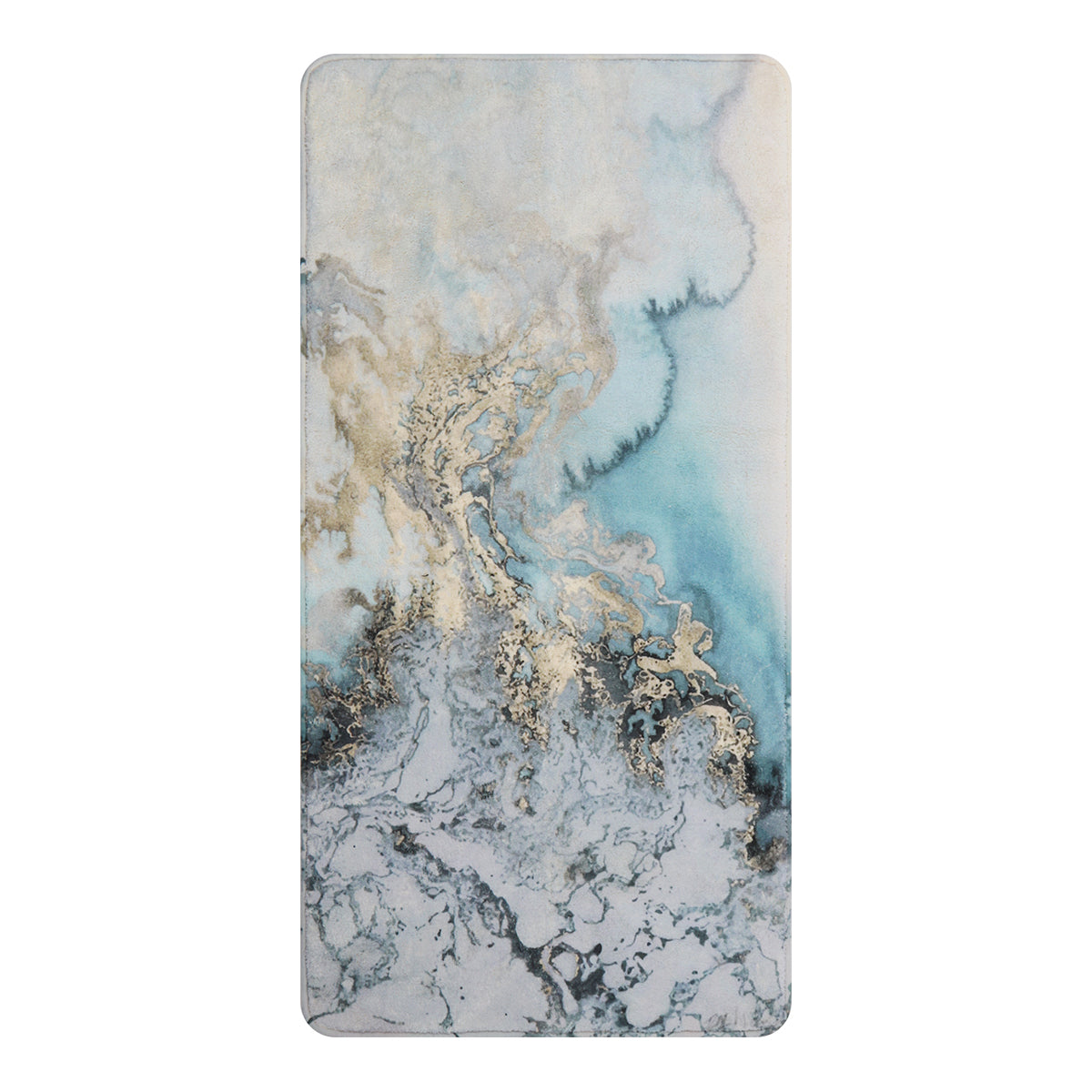 Deniz Washable Marble Ocean Wave Rug Area Rugs Lahome