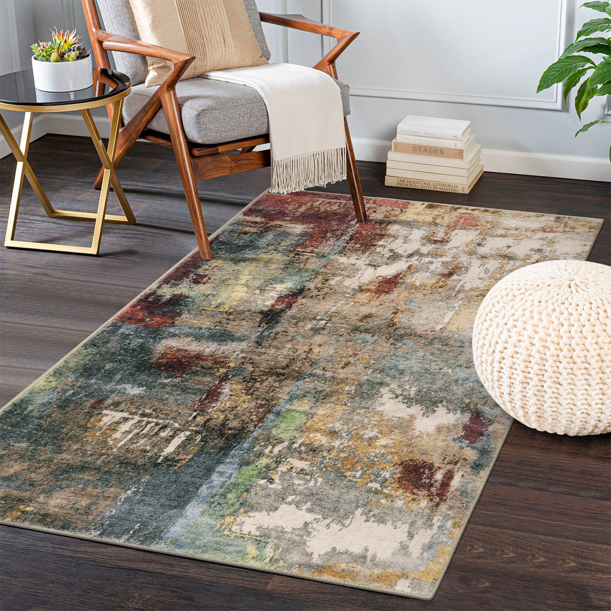 Lahome Modern Abstract Area Rug