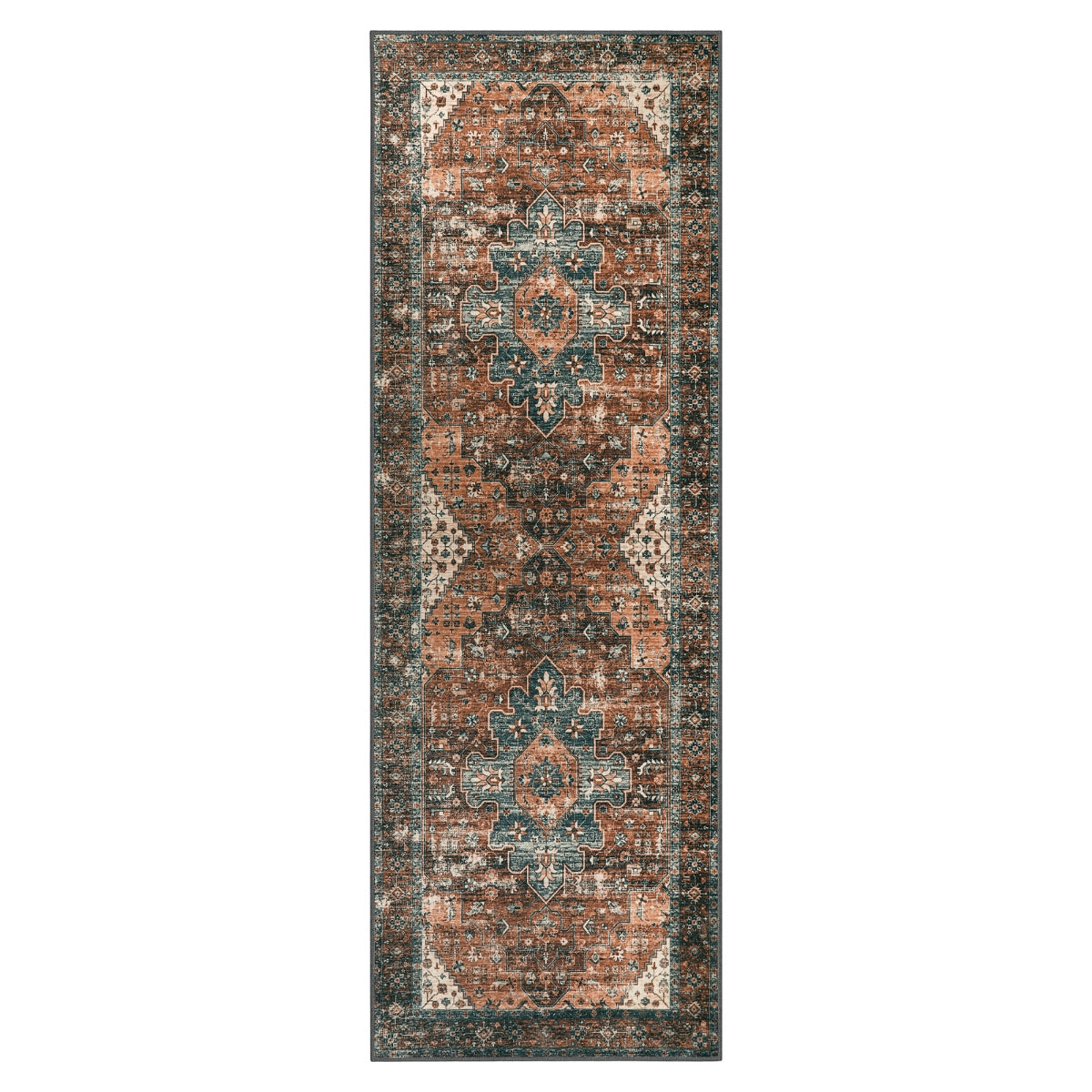 Ultra-Thin Washable Vintage Area Rug