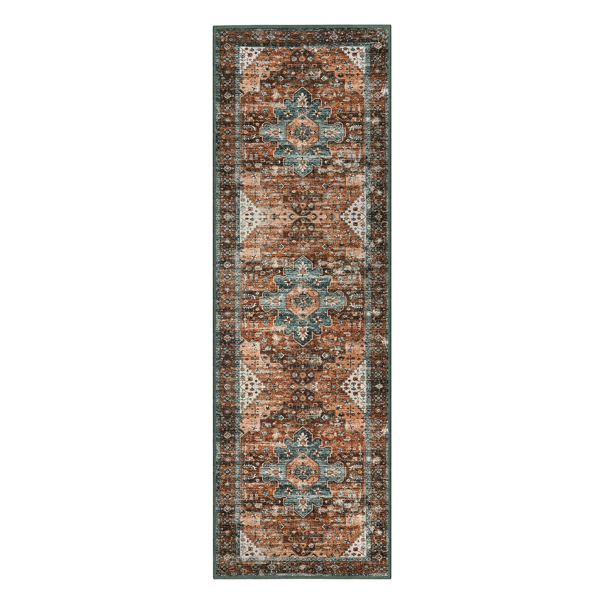 Helene Washable Ultra-Thin Vintage Floral Rug Clearance Rugs Lahome