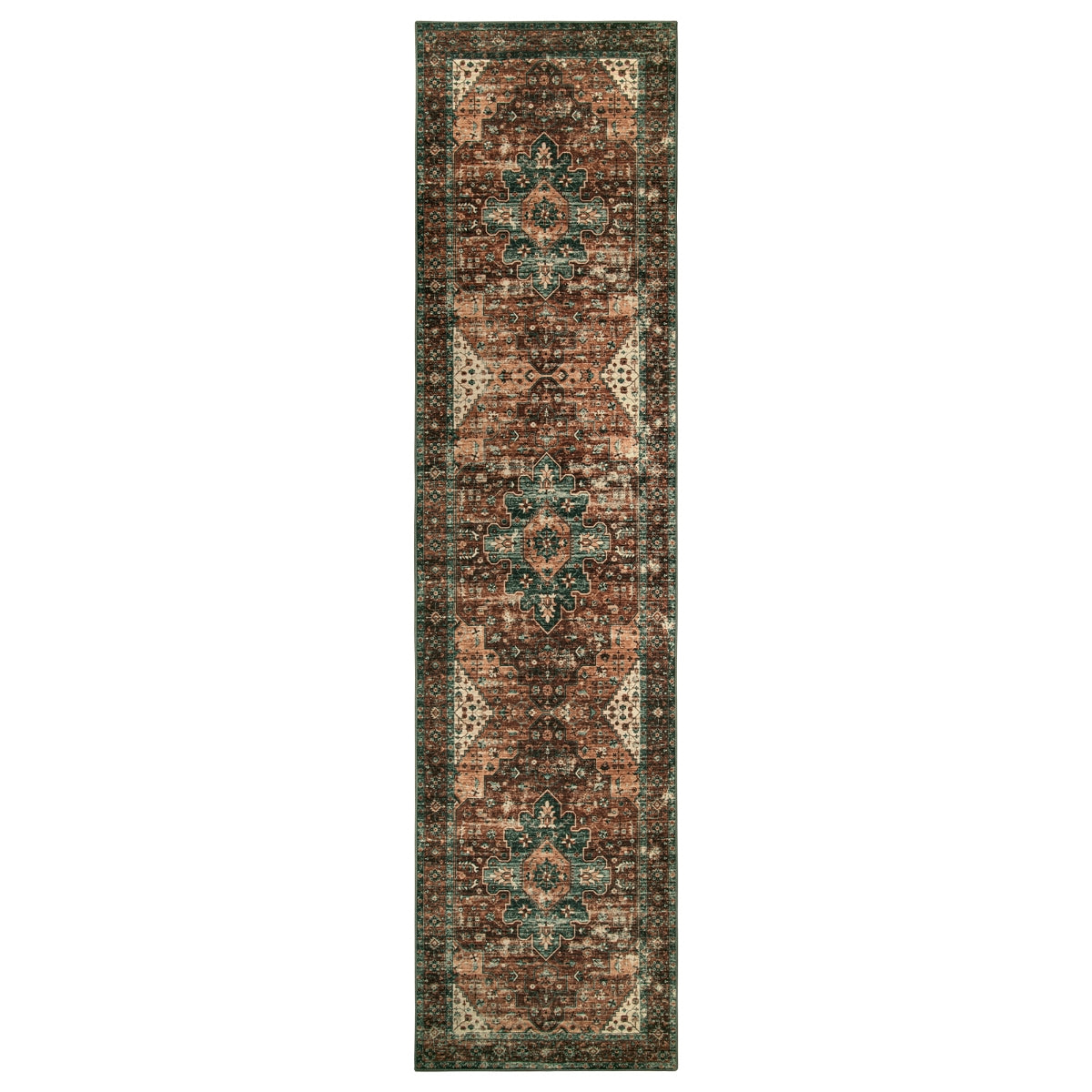 Ultra-Thin Washable Vintage Area Rug