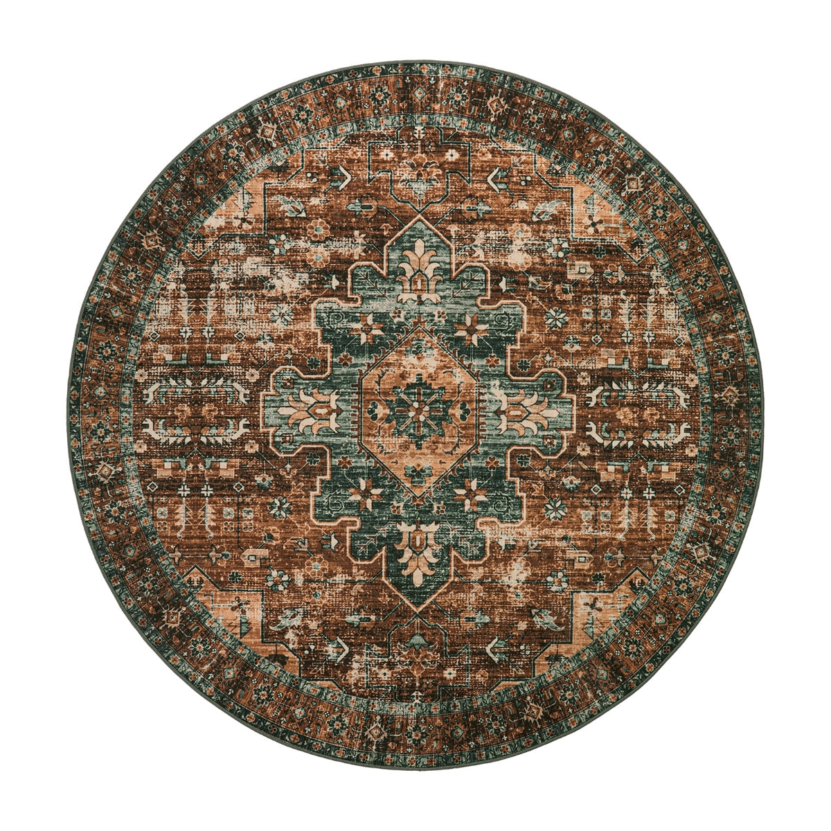 Ultra-Thin Washable Vintage Area Rug