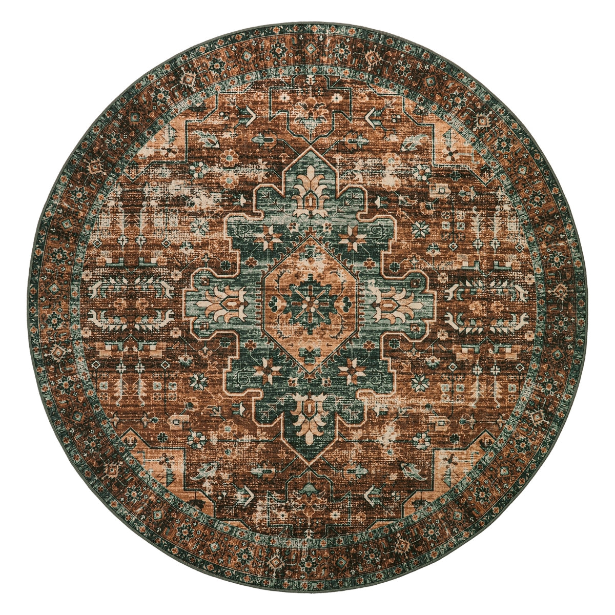 Ultra-Thin Washable Vintage Area Rug