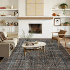 Almora Washable Vintage Distressed Copper Rug Area Rugs Lahome 10' x 14'